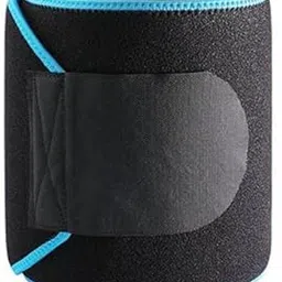obliss Weight Loss Hot Slimming Belt for Men, Women Belly Sweat Slim Belt Neoprene Fat Burning Sauna Waist Trainer Healthy Sweat, Weight Loss, Lower Back Posture Black Blue Free Size-image-15