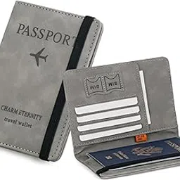 cpd empire ssport Cover, Passport Holder, Travel Essentials, Passport Holder for Men, Passport Women, Passport Cover Couple, Document Holder, Passport - Grey-picture-20