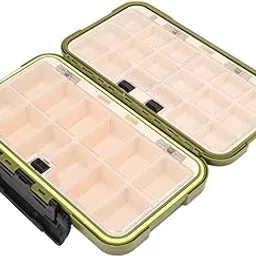 Generic Fishing Tackle Boxes, Clearly Visible Fishing Box for Kids Powerful Lock PP Material for Fisherman for Outdoors(【Large】 20 * 12 * 5cm)'-picture-49