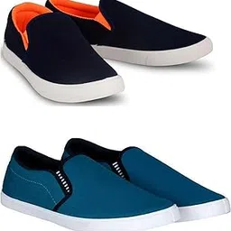 hotstyle Premium Casual Shoes Slip On Sneakers for Men |Combo Pack of 2|176-picture-23