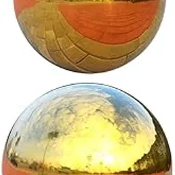 CALANDIS 2Pcs 304 Stainless Hollow Ball Seamless Mirror Ball Garden Decor 90mm+138mm | Sauna Heaters | Garden D?©cor image 1