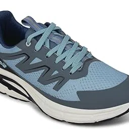 liberty Leap7x MEKSHAW-1E Lacing Sports Running Shoes for Men - Black & Blue | Comfortable and Durable Lace-Up Closure - Suitable for Lacing Walking, Gym, Jogging Shoes for Gents - Cushioned Footbed-picture-39