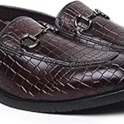 yoho Lofos Mules for Men | Open Back Cut Loafers & Mules | Stylish, Flexible Slip-On Formal Shoes with Footpharma Footbed | Comfortable | Office-picture-7