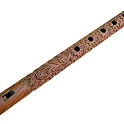 AYRA CRAFTS Flute Carving Wooden Player Bansuri Lord Krishna New Musical Instrument Flutes-image-58