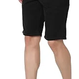 spykar Black Regular Fit Cotton Short Men-picture-17