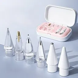 LeafLoom® Stylus Pen Tips Compatible with Apple Pencil 1st/2nd Gen & Pro USB-C, 6-Pack Sensitive POM Replacement Nib Set, Durable Precision Drawing & Writing Accessories for iPad-image-31