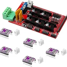 RAMPS 1.4 3D Printer Controller with 5Pcs DRV8825 Driver with Heat Sink Kit-picture-63