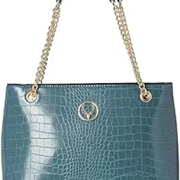 allen solly Textured Structured Tote Bag with Tasselled-picture-12