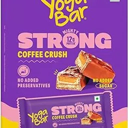 Yogabar Strong Coffee Crush Protein Bars(Pack of 6), 12g Protein, No Added Sugar, No Preservatives-picture-10