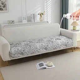 HOKIPO Printed Waterproof + Anti-Slip + Quick Dry Sofa Seat Mats, Abstarct Pale Grey - Length 170cm (AR-5234-P7)-picture-11