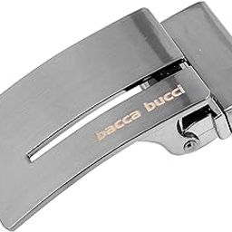 bacca bucci 35 MM Nickle free Reversible Clamp Belt Buckle with Branding (Buckle only) -1052-picture-23