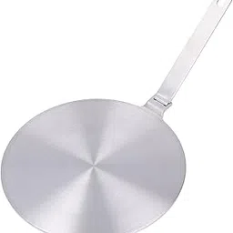 Kitchen Heat Diffuser, Stainless Steel Round Heat Conduction Plate with Handle, Multifunctional Energy Saving Simmer Ring Plate for Induction Cooker, Gas Stove, Electric Cooker (20#)-image-92