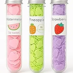 3 in 1 Travel Paper Soap Set – Heart Shaped Fruity Fragrances (Strawberry, Watermelon, Pineapple) | Multi Shape Portable Soap Sheets in Test Tube Bottles | Pocket-Friendly for Hand Washing Anywhere-picture-38