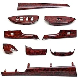 Interior Decoration Dashboard Wooden Kit for Innova Crysta | Premium Wooden Finish Dashboard Trim Accessories-picture-62