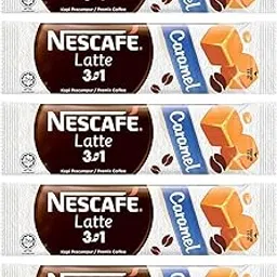 Nescafe Latte Caramel 3 In 1 Sachets Pack Of 5 - Powder, Sachet, 125 Gm-image-99