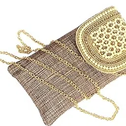 fancy walas Presents Handicraft Ladies Traditional Mobile Phone Pouch Sling Wallet and Clutche Saree Waist Clip Hook Gift for Women-picture-34