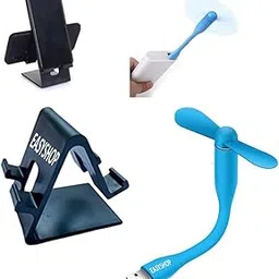 EASYSHOP USB Fan Portable Mini USB Dragon Fan with 2 Leaf Connect with Laptop, Smartphone, Powerbank, USB Adapter/Hub & 2in1 Mobile Holder Stand Free(Multicolour)-picture-24