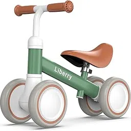 Liberry Baby Balance Bike for 1 Year Old Boys, 4 Wheels Toddler Balance Bike with Adjustable Seat, 12-24 Months Infant's First Birthday Gift (Green)-picture-18