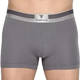 van heusen Men's Cotton Blend Classic Regular Solid Trunks-picture-45