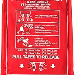 Large Fire Blanket for Home XL 59x59 79x79 Inches Emergency Fire Blankets Kitchen Fire Retardant Blanket Fire Shelter Suppression Restaurant House Car Warehouse Fire Proof Survival Safety Reusable-picture-16