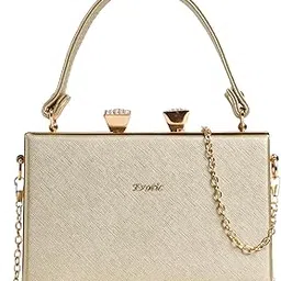 exotic Premium® Bridal Clutch Luxurious Box-Style Gold Frame Desing-picture-43