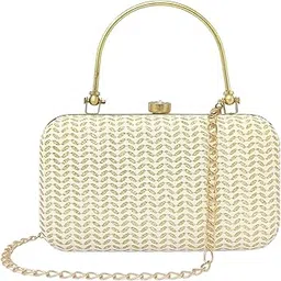 ailtino Evening Clutch bag for Women, Metal Handle with Chain Strap, Ladies Party Wedding Purse-picture-21