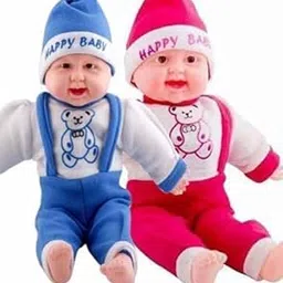 HK TOYS Baby Boy Doll Toys 6-12 Months Old Gudda Boy| Cute Real Dolly for Kids Pack of 2, (Blue & Rani) (Dolls)-image-56