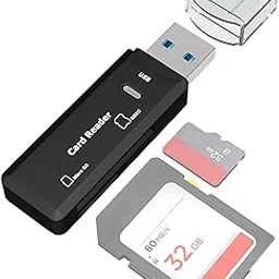 USB 3.0 Portable SD MicroSD Memory Card Reader for SD, SDXC, SDHC, TF, Micro SD, Micro SDXC/SDHC, MMC, RS-MMC, UHS-I UHS-II UHS-III for Mac OS, Windows, Linux, Chrome, PC, Laptop, Notebook, Camera-picture-44