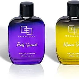 Scentual Perfume Combo, Mimosa Serenity EDP Men & Fruity Serenade EDP Unisex, Long Lasting Fragrance|Pack of 2, 100Ml Each-image-32