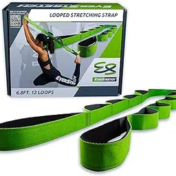 EverStretch Non-Elastic Stretching Strap with Loops - Move Freely with This Looped Stretch Strap Premium Stretch Band for Sports, Physical Therapy and Recovery from Knee Replacement Surgery.-picture-11