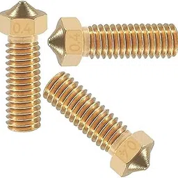 TESSERACT 0.4mm Extruder Nozzle For 3D Printer | Volcano Type Brass Nozzle for 3D Printing | Made in India Compatible With E3D Volcano Hotend And M6 Threaded Extruder (Quantity-3 Nozzle Volcano 0.4mm)-picture-15