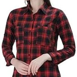 Women’s Cotton Check Shirt: Classic Comfort Elevate Your Wardrobe with Our Timeless Checkered Shirt-picture-57