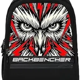 Owl Eye Print Backpack | Casual Black Backpack with Leather-Like Finish | Spacious Storage & Hidden Pockets | Unisex Design-image-3