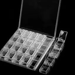 STYLEHEAVEN Empty Pvc Nail Art Tips Storage Case Jewelry Decor Container Clear|Health & BeautyNail Care, Manicure & Pedicure|Nail Art Accessories-picture-22