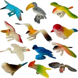 TOYZEN TOYS| BirdFigures,Toys,12 Pcs 3D Model,Bird Figure, PlaySet,MiniatureToys,Kids, Party FavoursToy,Birthday Return Gift, Learningbirds,Toy,Realistic Birds-picture-50