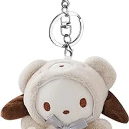aeenioy Plush Keychain, Cute Soft Toy Keychain with Silvery Hook, Adorable Bear Dog Design for Girls, Bag Charms for Handbags, Gift for Teens and Women-picture-28