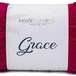 WOAFashions Grace Hand Knitting & Crochet Yarn (Solid_C27) (100gms)-picture-42