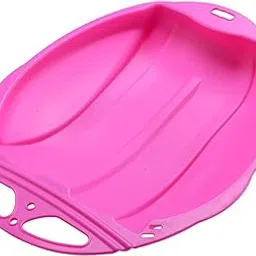 CALANDIS Durable Kids Snow Sled Sledge Toboggan Outdoor Downhill Snowboard Sleigh Pink-picture-18