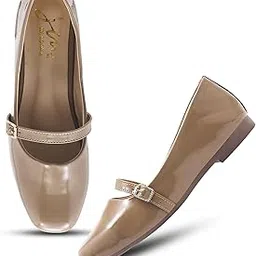 jm looks Women's Flats, Round Toe Ballet Flats, Comfortable Slip-on Dressy Business Casual Work Office Ballerina Flat Dress Shoes-picture-20