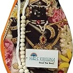 Hare Krishna Food For Soul Radha Raman Ji Bead Bag - Jholi Mala - Tulsi Mala Jholi - Gomukhi Bag - Jaap Mala Bag - Jaap Bag with Sakshi Mala (Multicolor Backside)-image-79