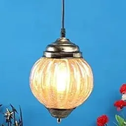 OJIT Premium Globe Antique Pendant Hanging Light (with Bulb) Hanging for Home, Kitchen & Dining, Bedroom,Coffee, Shop, Restaurants to Home Decor (Pack of 1)-picture-26