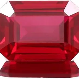 zemstone AAAA+ Gemstone 7.25 Ratti AA++ Quality Burma (Ruby) Manik Stone Original Earth Mind Certified (Lab - Approved) Square Shape AAAA+ Gemstone Excellent Square Cut-picture-57
