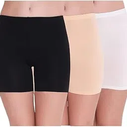 boffi ... 100% Cotton Womens Tights Shorts Elastic Cotton Meterial,Sports,Casuel,Events,Ect... Pack of 3-picture-14