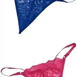 kietties Women's Net Bikini (Panty (P2)-Blue-Pink-_XL)-picture-16