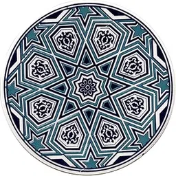 TurkCeramics by OMKAR INTERNATIONAL OMRC16C-MIX4 Ceramic Round Coaster (Multicolour)……-picture-26