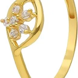malabar gold & diamonds Malabar Gold and Diamonds Gold Ring for Women | Ring for Birthday, Wedding, Anniversary & Valentine's Day Gift-picture-36