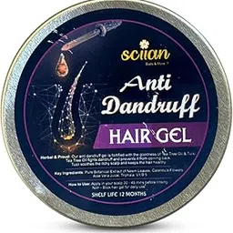 SCIIAN Anti-Dandruff Hair Gel | Removes & Prevents Dandruff | Non Sticky Oil Replacement Hair Cream | Soothes Scalp | with Tea Tree Oil & Tulsi | Non Sticky Hair Cream | for Women & Men | 100ml-image-8