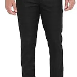 associated uniforms Men's Slim Straight Fit Formal Trousers - Self Checks Design-picture-10