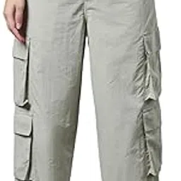 bewakoof Women's Relaxed Fit Mid Rise Pants-picture-24