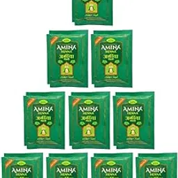 Amina Herbal Henna Mehndi Powder Green ,500 g (Pack of 10)-picture-44